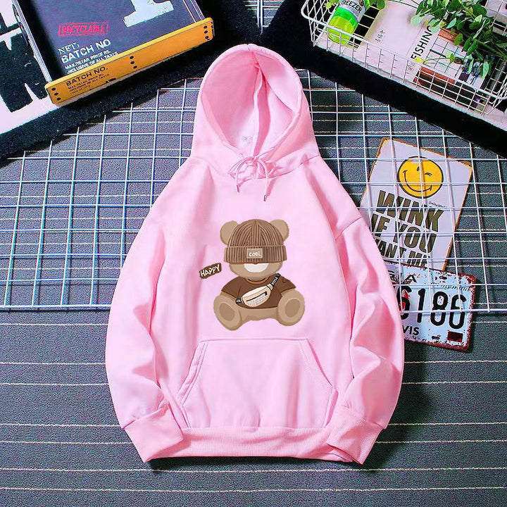 Women's hoodie with unique bear motif Chic & Stil