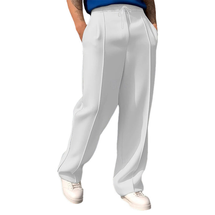 Breathable leisure pants for men with elastic waistband and side pockets Lune London