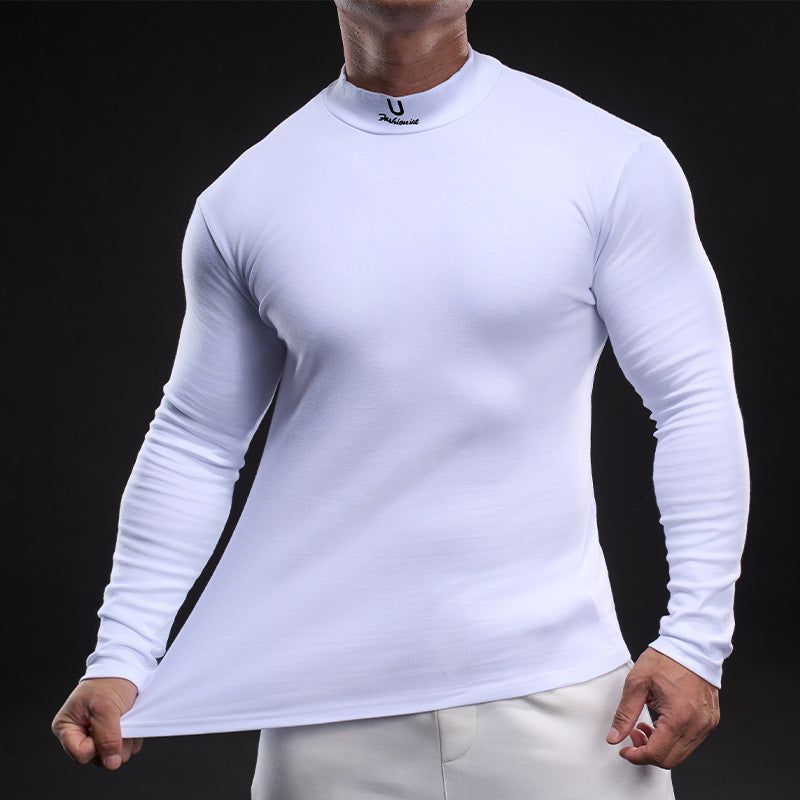 Men's high-quality functional T-shirt with high collar Lune London