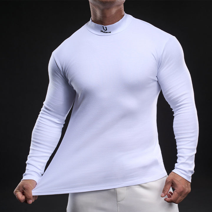 Men's high-quality functional T-shirt with high collar Lune London