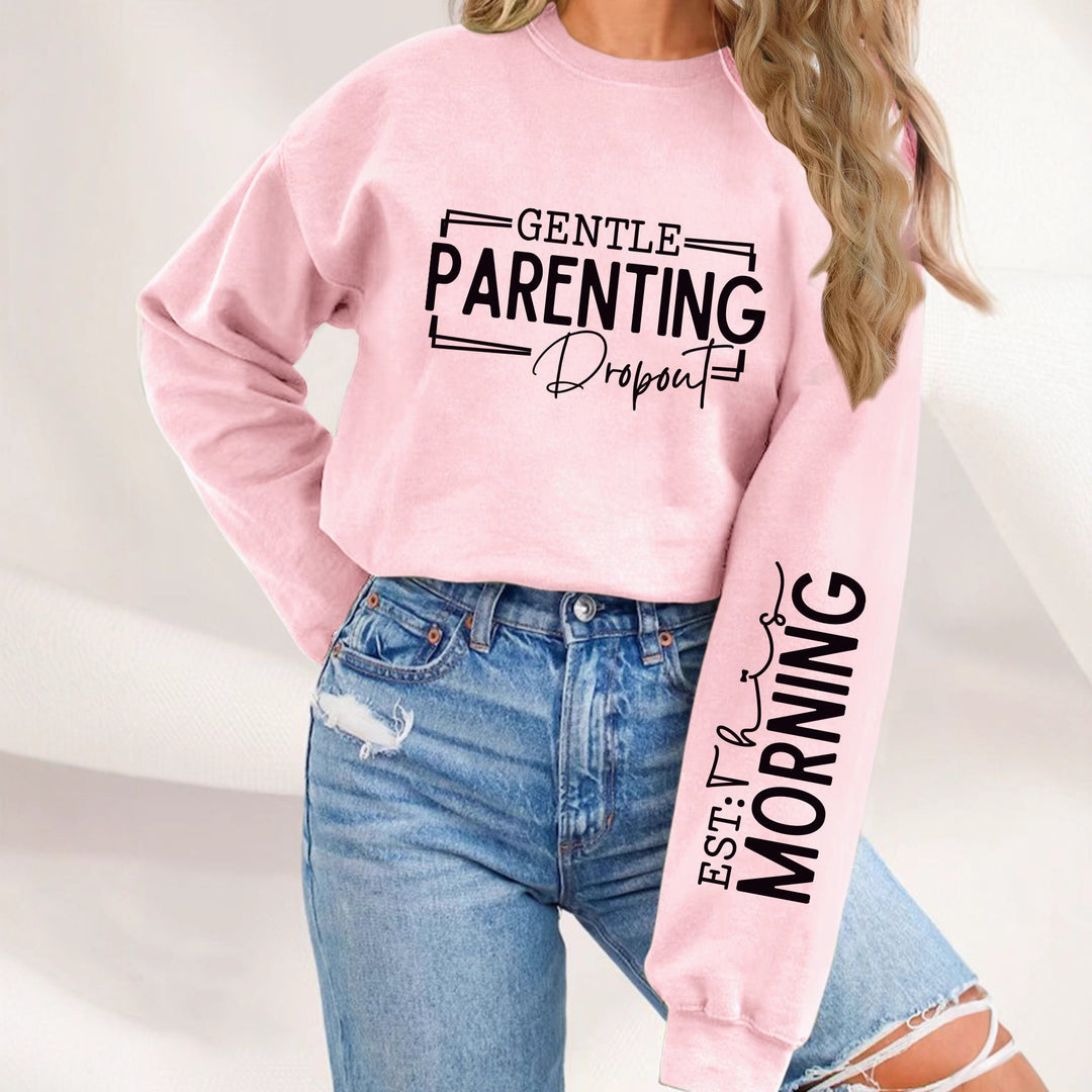Sweat-shirt pour femmes avec motif parenté unique imprimé et coupe décontractée Chic & Stil