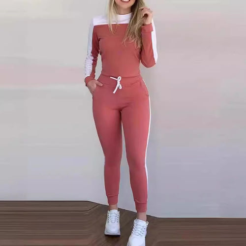 Women Sporty Jumpsuit with Removable Straps and Contrasting Side Stripes Lune London