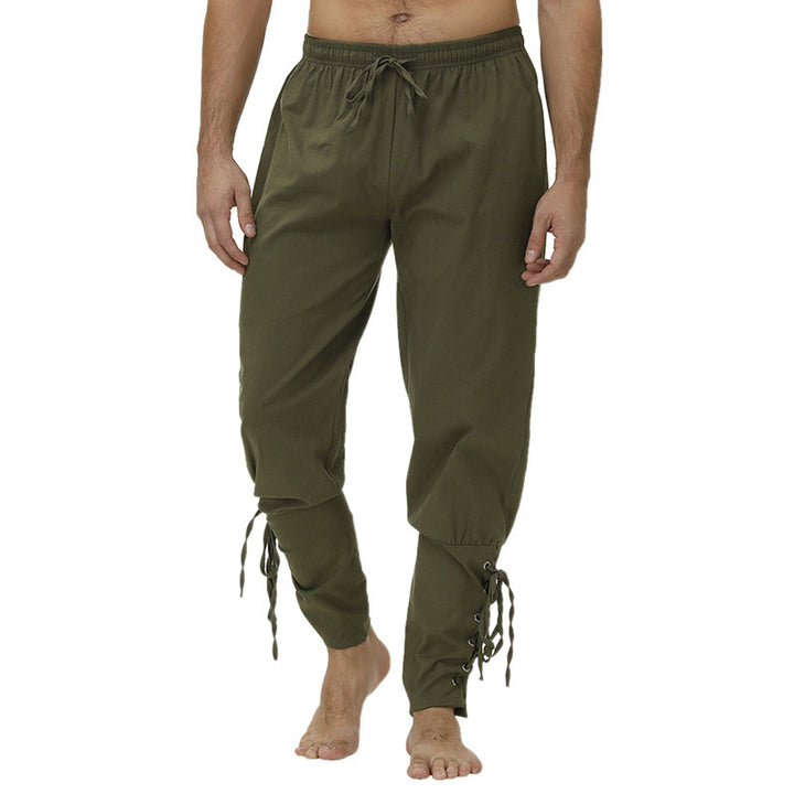 Men's leisure pants with a trendy fit and practical lace details Lune London