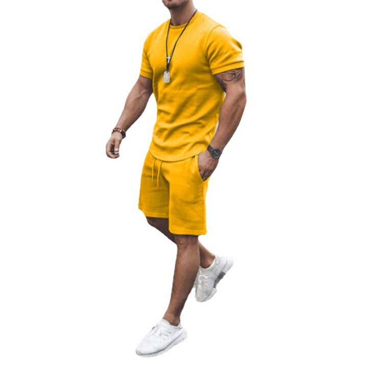 Men's summer sports set with breathable t-shirt and shorts Lune London
