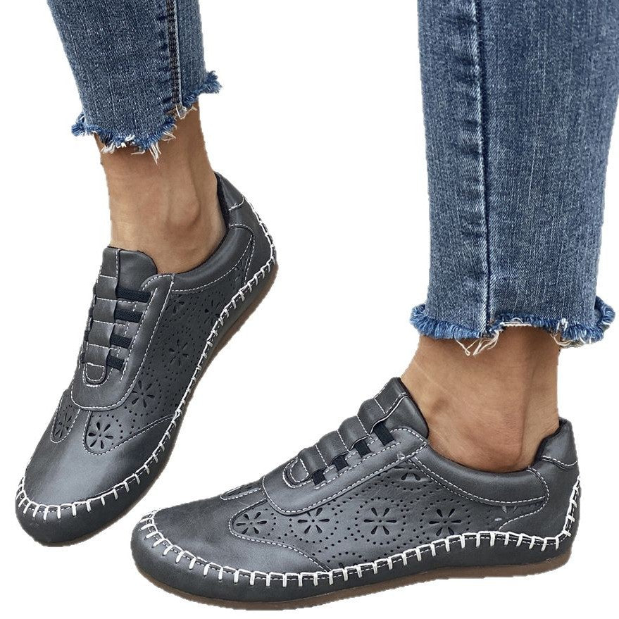 Women Comfort Sneakers Perforated Lune London