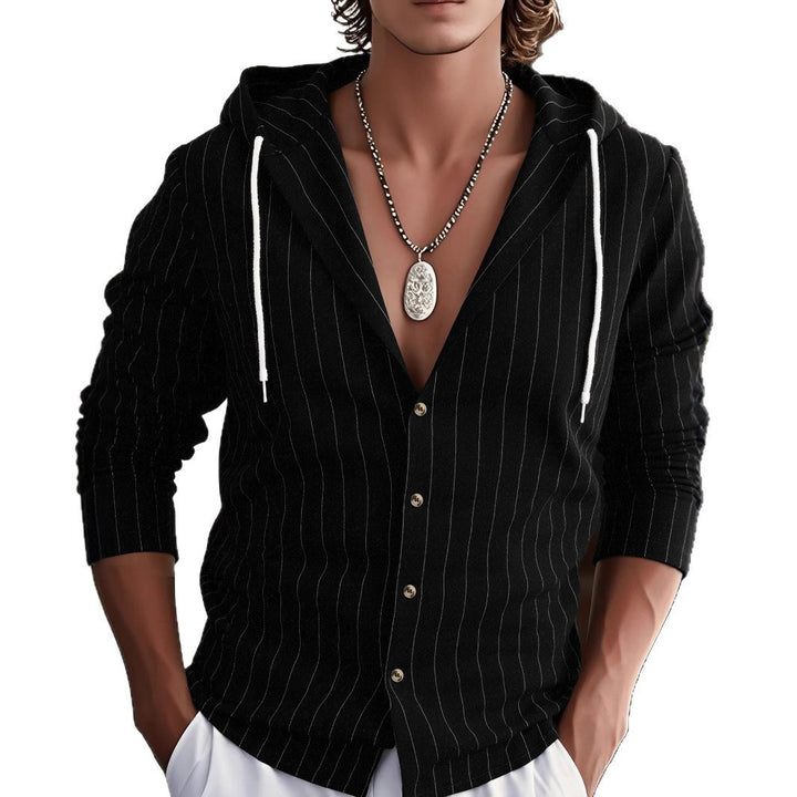 Men's transition jacket with structured design and hood Lune London