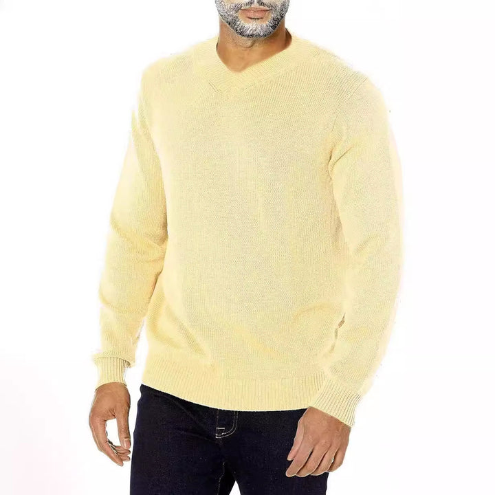 V-neck knit sweater for men Lune London