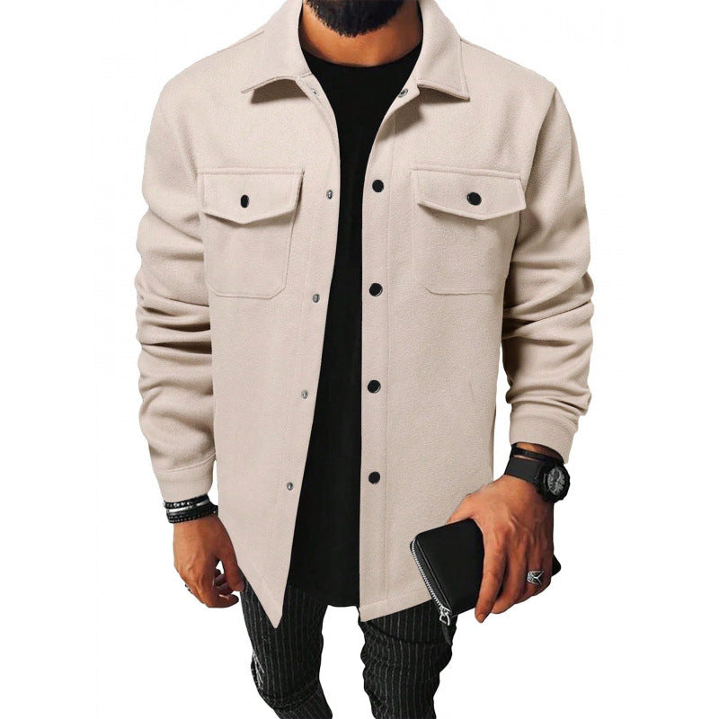 Men's blazer shirt made of durable material with practical pockets Lune London