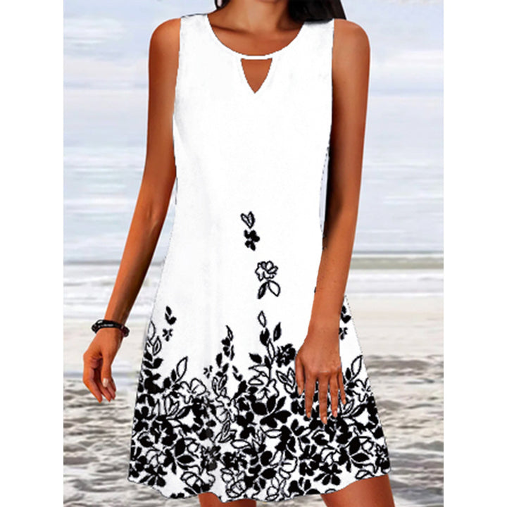 Summer A-line dress flowers Lune London for women
