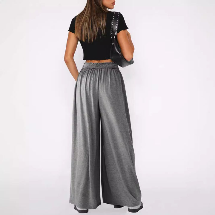 Maxi skirt for women with elastic waistband and fluid cut Lune London