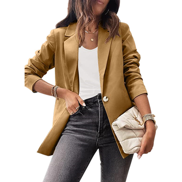 Elegant women’s jacket with original cut and discreet button details Lune London