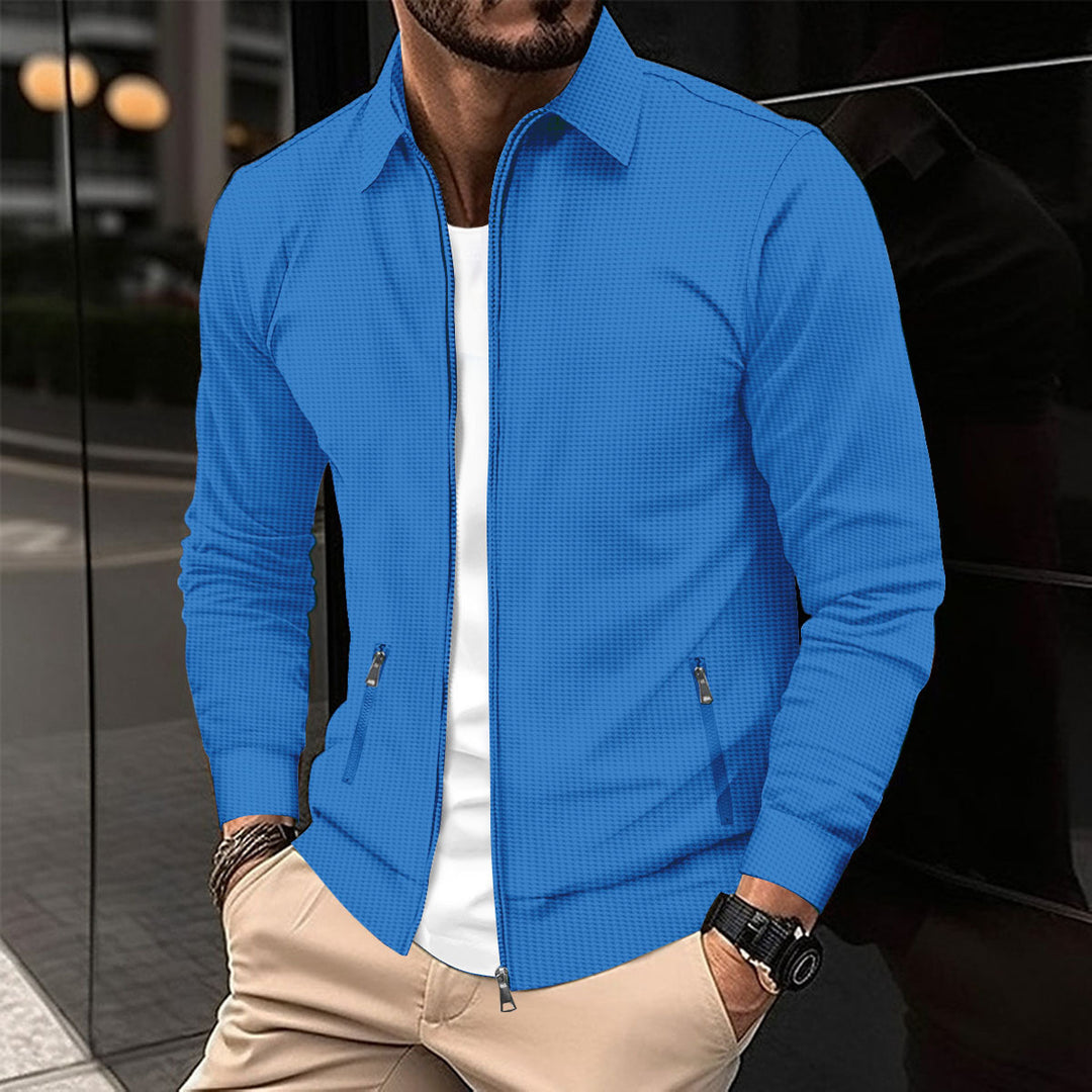 Modern leisure jacket for men with zip and practical side pockets Lune London