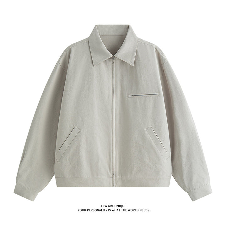 Casual transition jacket for men with practical pockets and modern fit Lune London