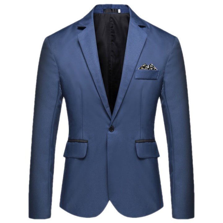 Men's Blazer Elegant with Matte Satin Surface and Chic and Stylish Button Details