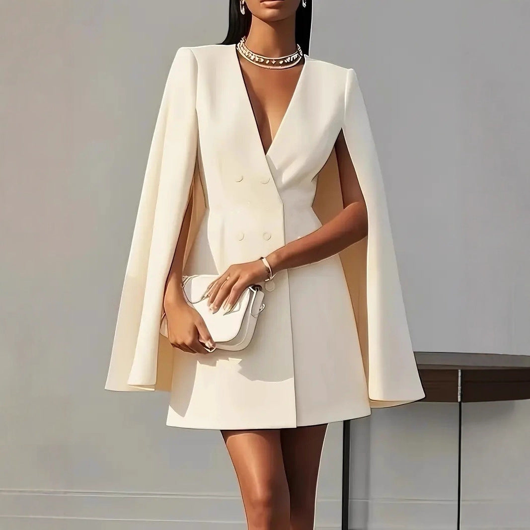 Women Cape-Blazer Dress Lune London