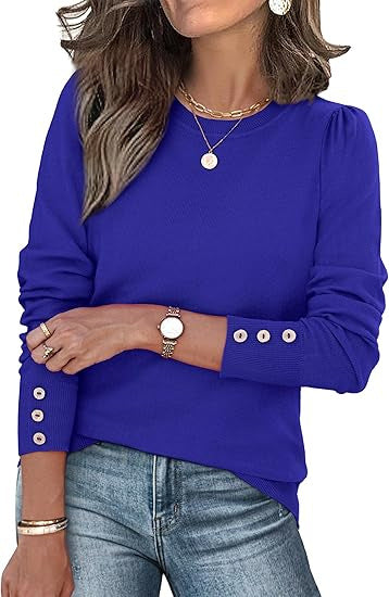 Pull de loisirs pour femmes avec détails en boutons Chic & Stil