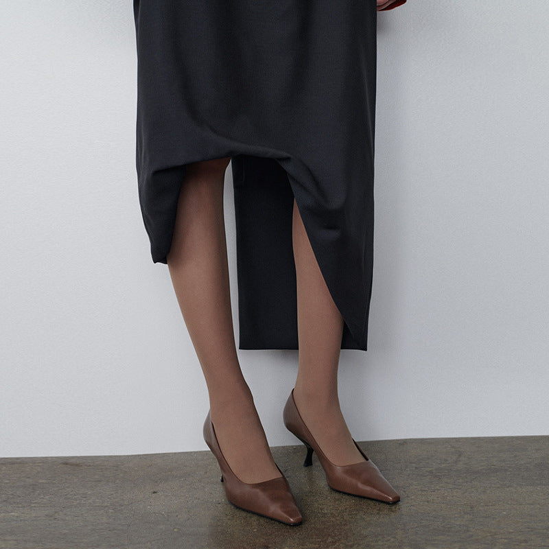 Culotte élégante femme taille haute avec découpes latérales Chic & Stil