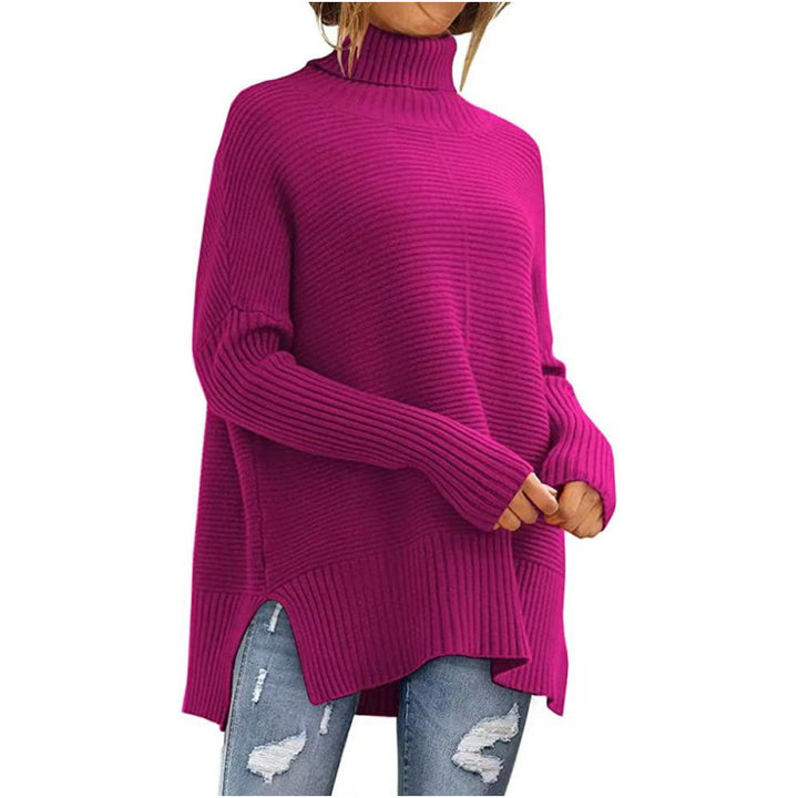 Ladies Comfortable Turtleneck Sweater Lune London
