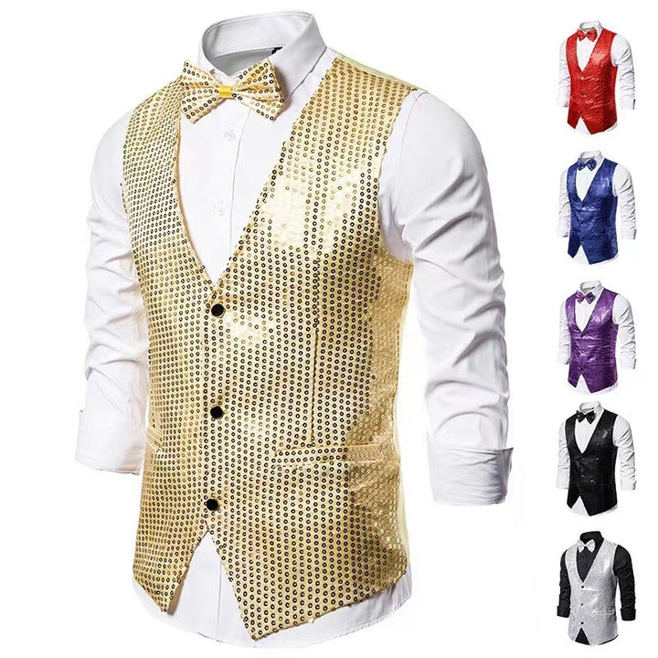 Elegant suit for men with sparkling sequins and a slim fit ideal Lune London