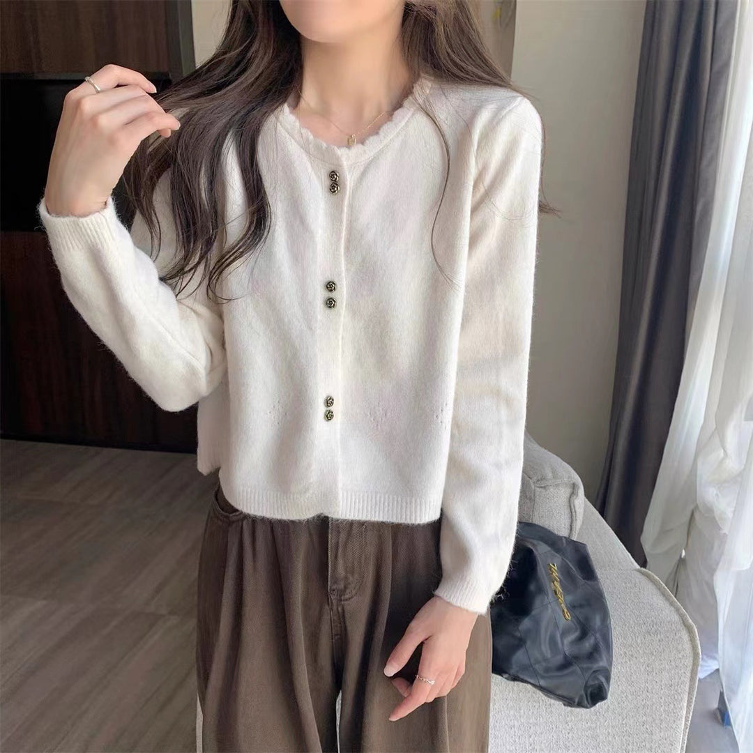 Cardigan confortable pour femmes avec fermeture à boutons Chic & Stil