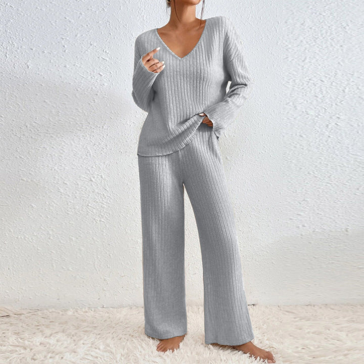 Chic and Stylish Casual Knit Loungewear Set for Women