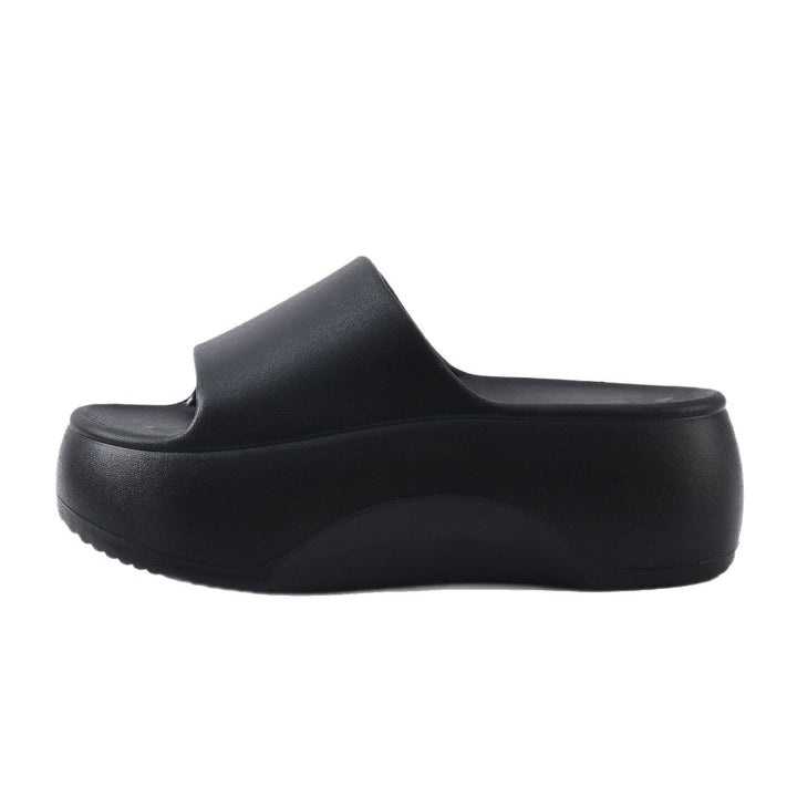 Women Elevated Platform Slip Sandals Lune London