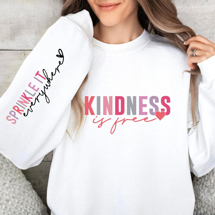 Women’s sweatshirt with inspirational lettering and comfortable fit Lune London