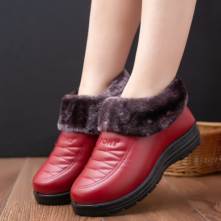 Dames pantoufles en polaire Lune London