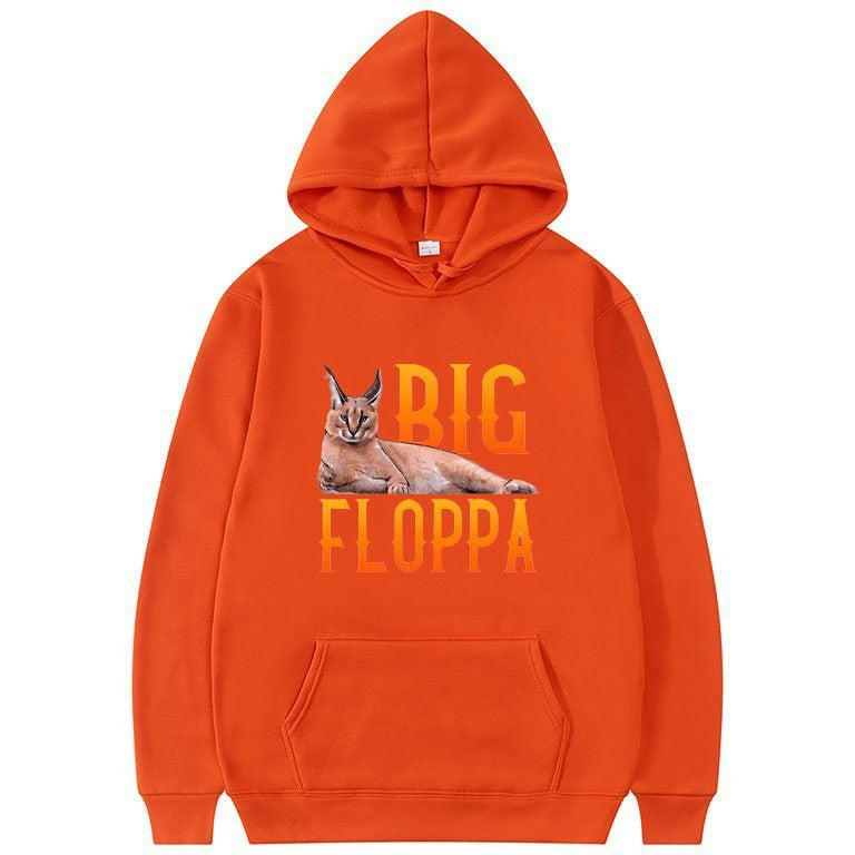 Women's hoodie with animal graphic design and cozy artificial fleece interior Chic & Stil