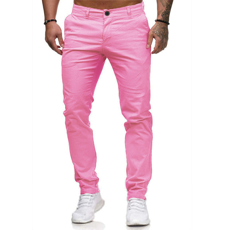 Lune London | Men's Slim-Fit Chinos with Elastic Waistband and Practical Pockets
