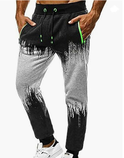 Men's sporty joggers with modern color gradient effects Lune London