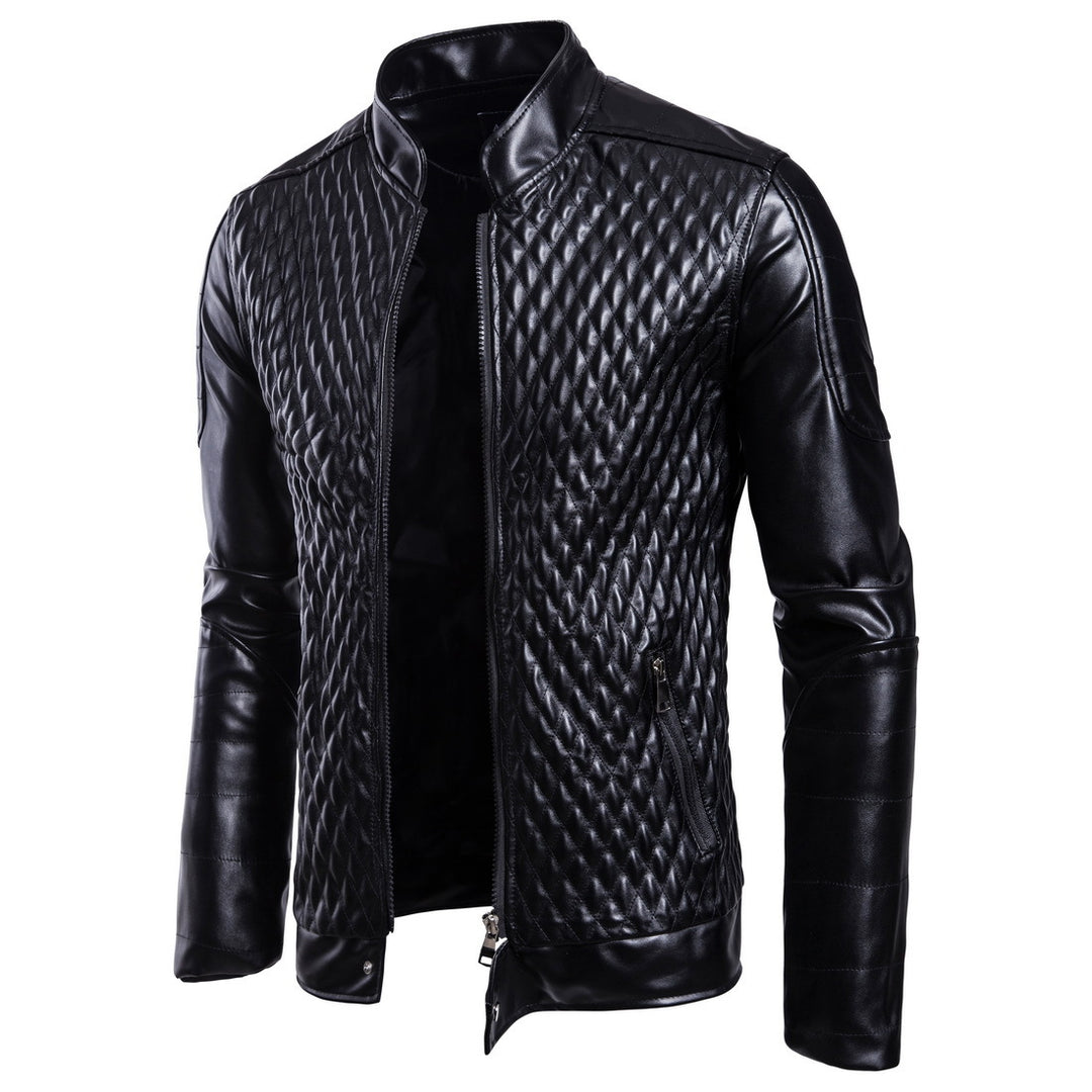 Stylish quilted leather jacket for men Lune London
