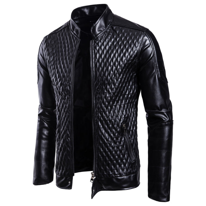 Stylish quilted leather jacket for men Lune London