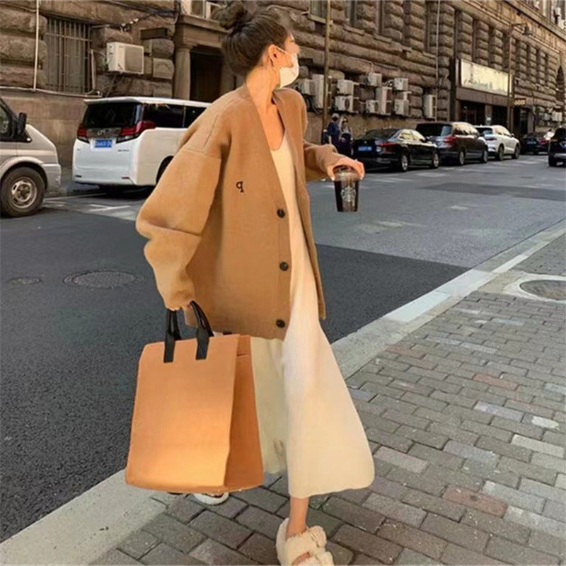 Gilet oversize pour femmes avec col tendance et poches pratiques Chic & Stil