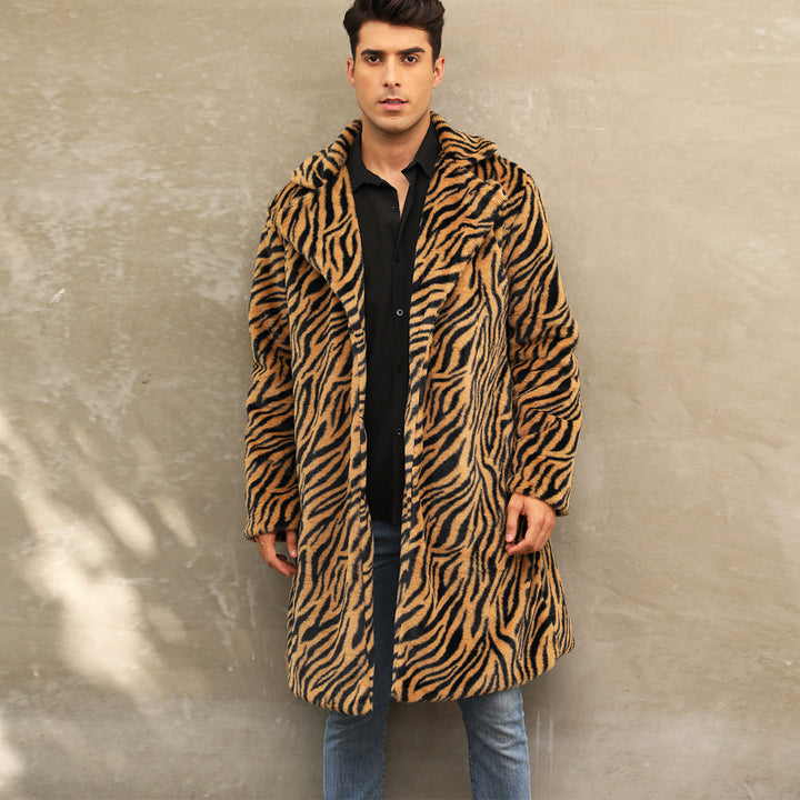Trendy and comfortable zebra fur jacket for men Lune London