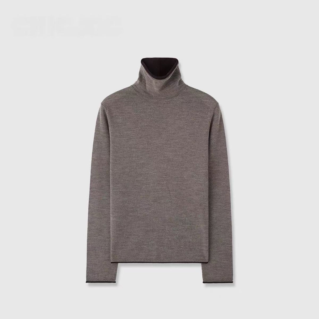 Elegant turtleneck sweater for ladies in fine wool Lune London