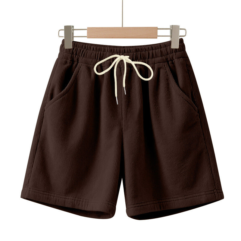 Casual men's pants in soft fabric with elastic waistband and practical side pockets Lune London