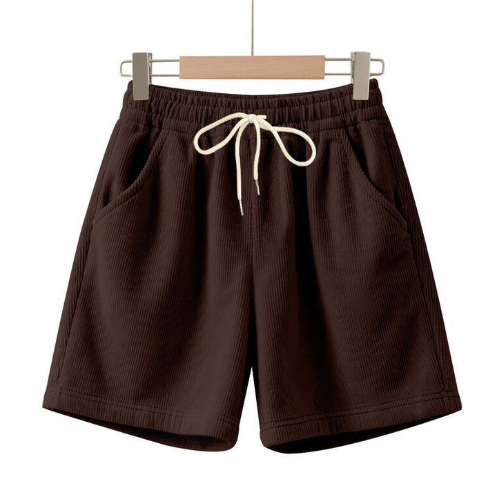 Casual men's pants in soft fabric with elastic waistband and practical side pockets Lune London