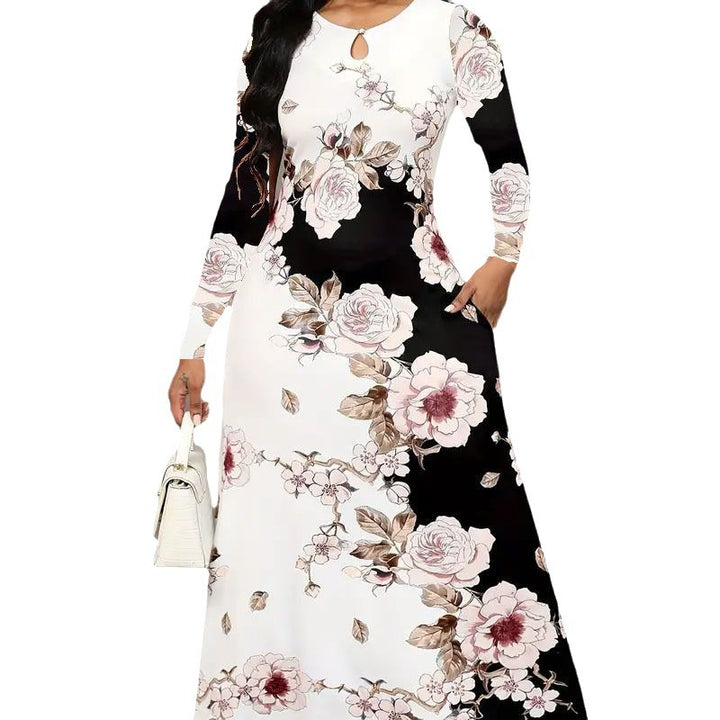 Lune London Floral Print Maxi Dress for Women