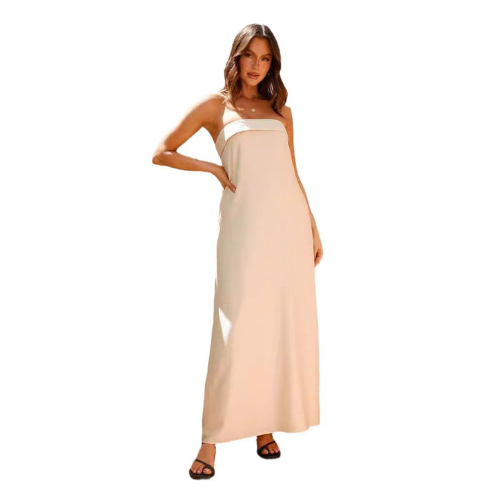Maxi dress for women with a simple design and versatile wearing comfort Chic & Stil