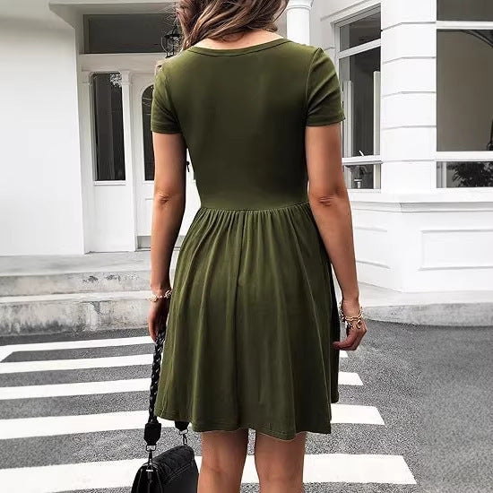 Women's Short Sleeve Dress Lune London
