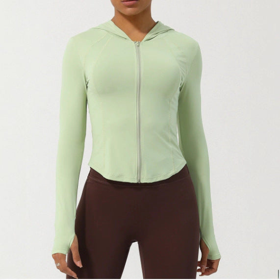 Women's sports jacket with practical thumb holes and an athletic cut Lune London