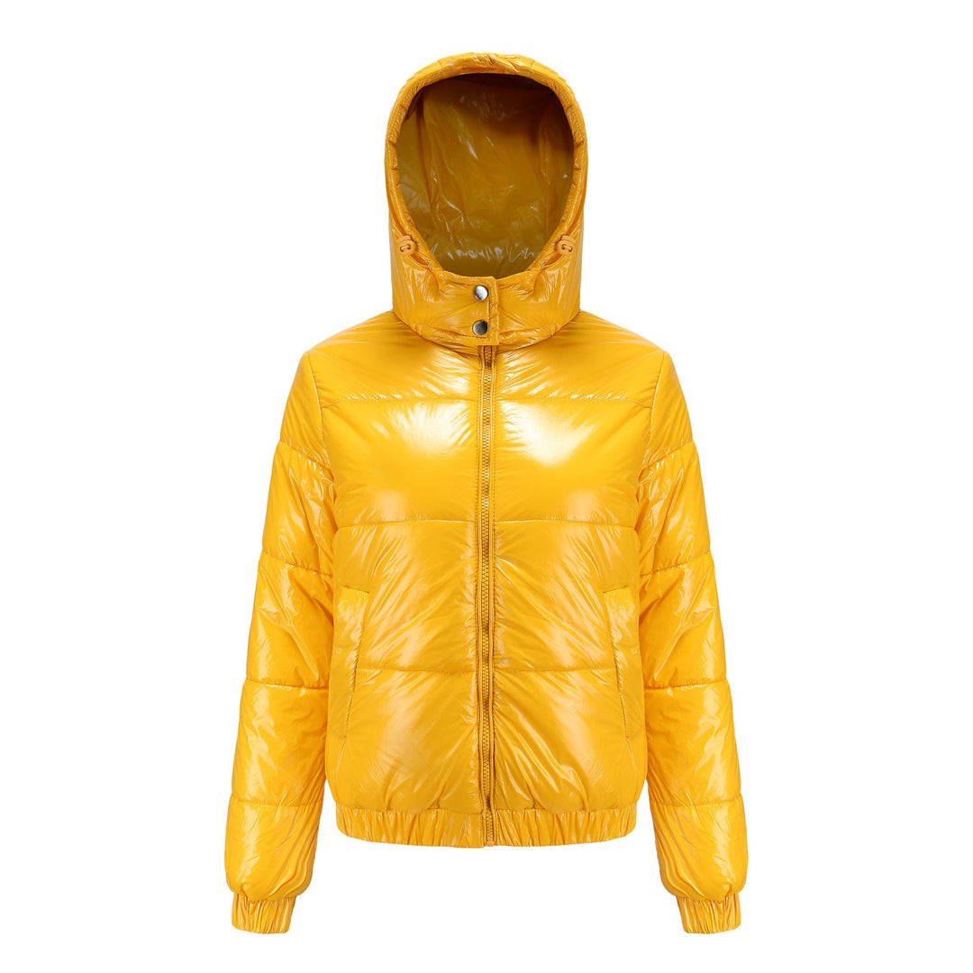 Ladies Shiny Winter Jacket Chic Und Stil