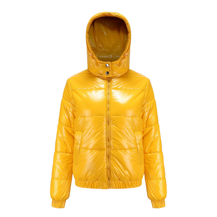 Ladies Shiny Winter Jacket Chic Und Stil