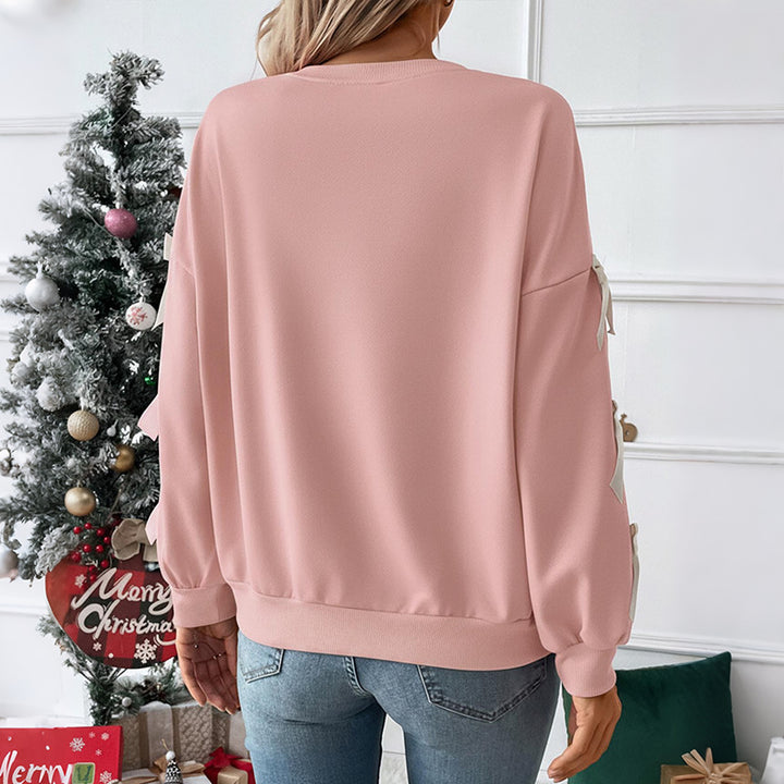 Pull surdimensionné pour femme avec détails de nœud ludiques Chic & Stil