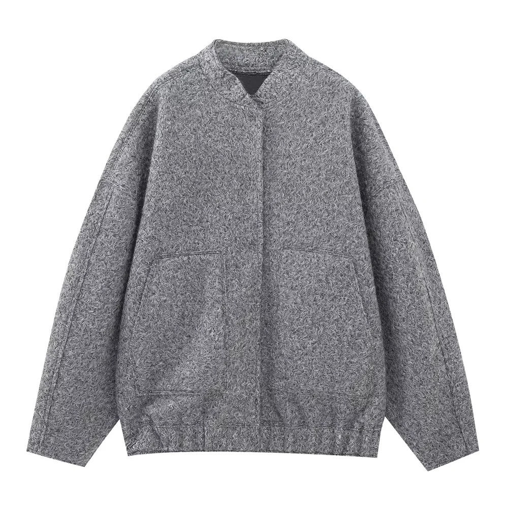 Ladies Comfortable Fleece Jacket with Relaxed Fit and Practical Pockets Lune London