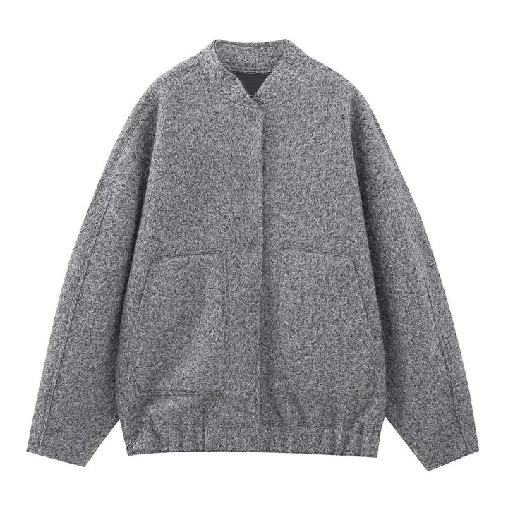 Ladies Comfortable Fleece Jacket with Relaxed Fit and Practical Pockets Lune London