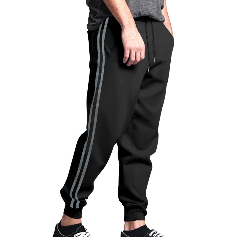 Chic and Stylish Men's Sport Jogging Pants with Side Stripe