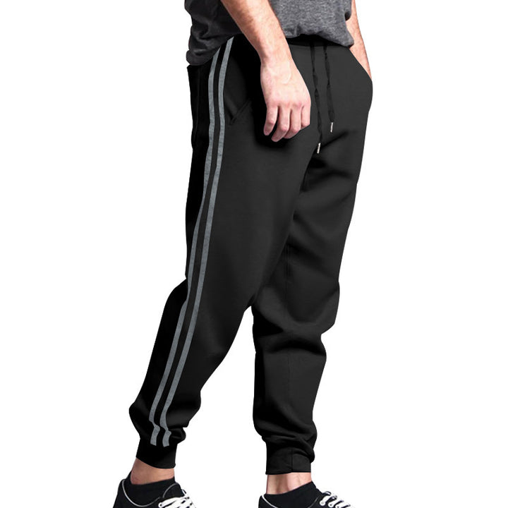 Chic and Stylish Men's Sport Jogging Pants with Side Stripe