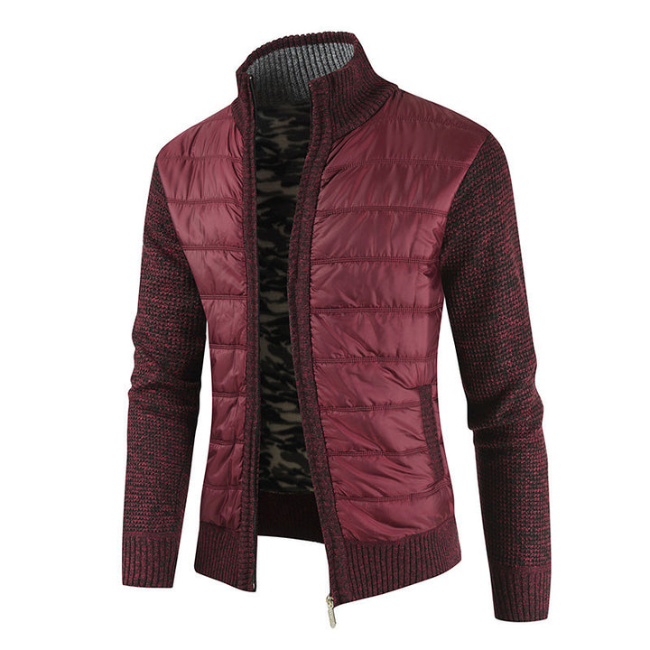 Functional jacket for men with modern high collar and innovative materials Lune London